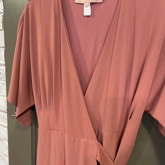 Hutch Terracotta Maxi Wrap Dress - Picture 2 of 4